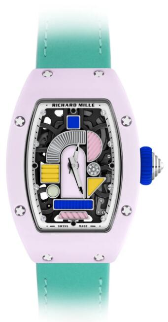 Best Richard Mille RM 07-01 Automatic Coloured Ceramics Blush Pink Replica Watch